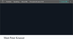 Desktop Screenshot of peterekrueger.com