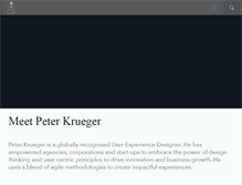 Tablet Screenshot of peterekrueger.com